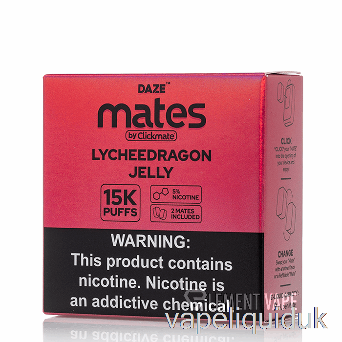 7 Daze Mate Pods Lychee Dragon Jelly Vape Juice